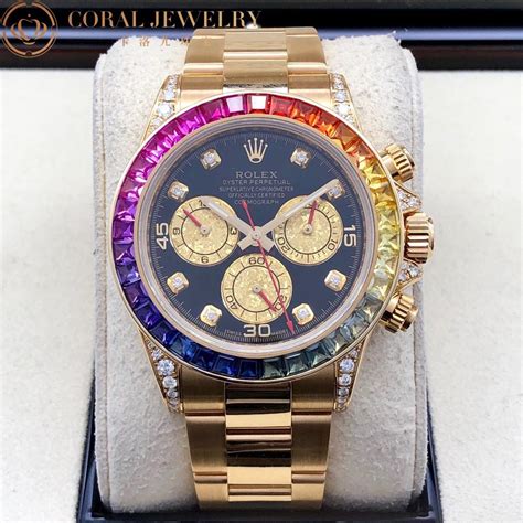 rolex daytona rainbow price in india|rolex 116598 rbow price.